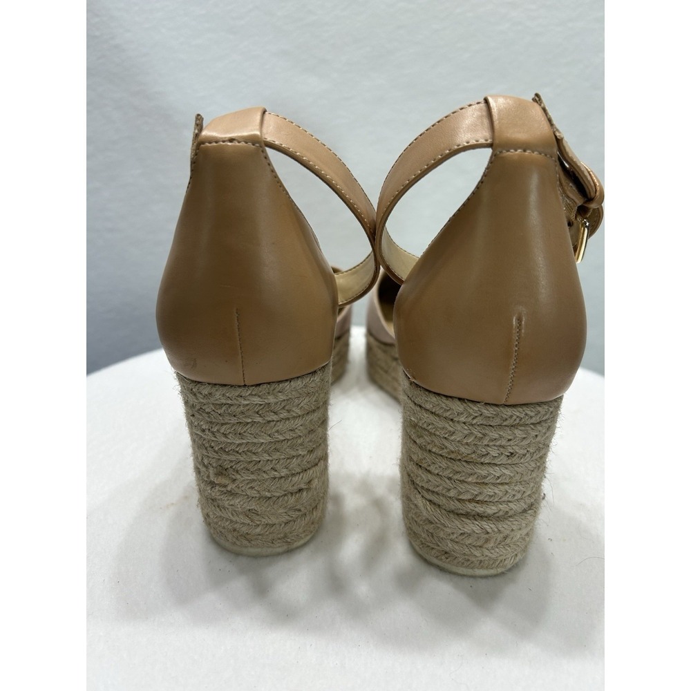 Nine West Women's Pink Espadrille Wedge Sandals Size 10M‎ Ankle Strap EUC - Picture 6 of 10